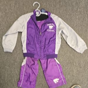 Kansas State WILDCATS windbreaker. Matching Set